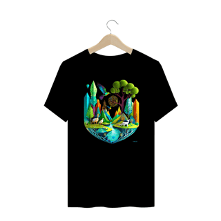 Nome do produtoCamiseta Plus Size Polígonos - Ecossistema