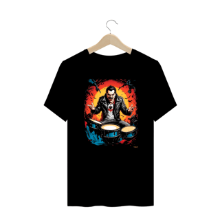 Nome do produtoCamiseta Vampiro Roqueiro Plus Size