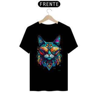 Nome do produtoCamiseta Gato 1 Polígonos