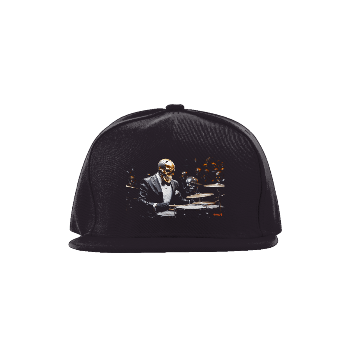 Nome do produto: Boné Baterista Caveira