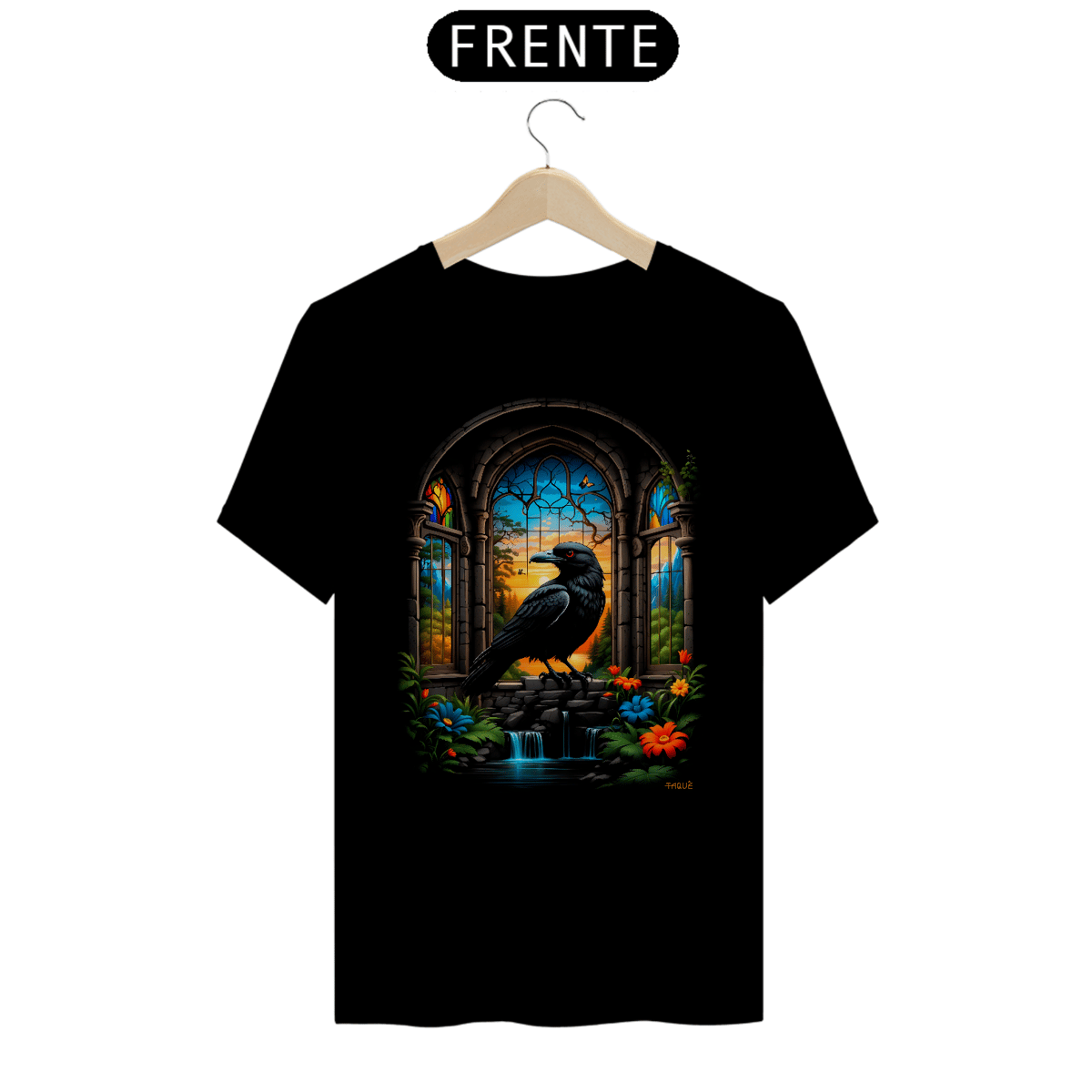 Nome do produto: Camiseta Taquê O Corvo