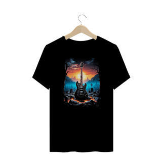 Nome do produtoCamiseta Taquê Graveyard Fender Plus Size