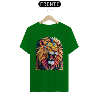 Nome do produtoCamiseta Leão Polígonos