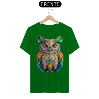 Nome do produtoCamiseta Coruja 2 Polígonos