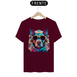 Nome do produtoCamiseta Quality  Polígonos - Cachorro