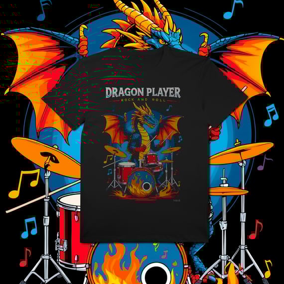 Camiseta Pima Dragon Player