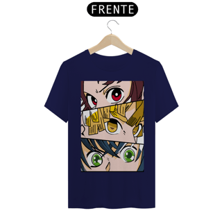 Nome do produto Tshirt classica tanjiro, zinitsu e inosuke