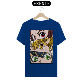Nome do produto Tshirt classica tanjiro, zinitsu e inosuke