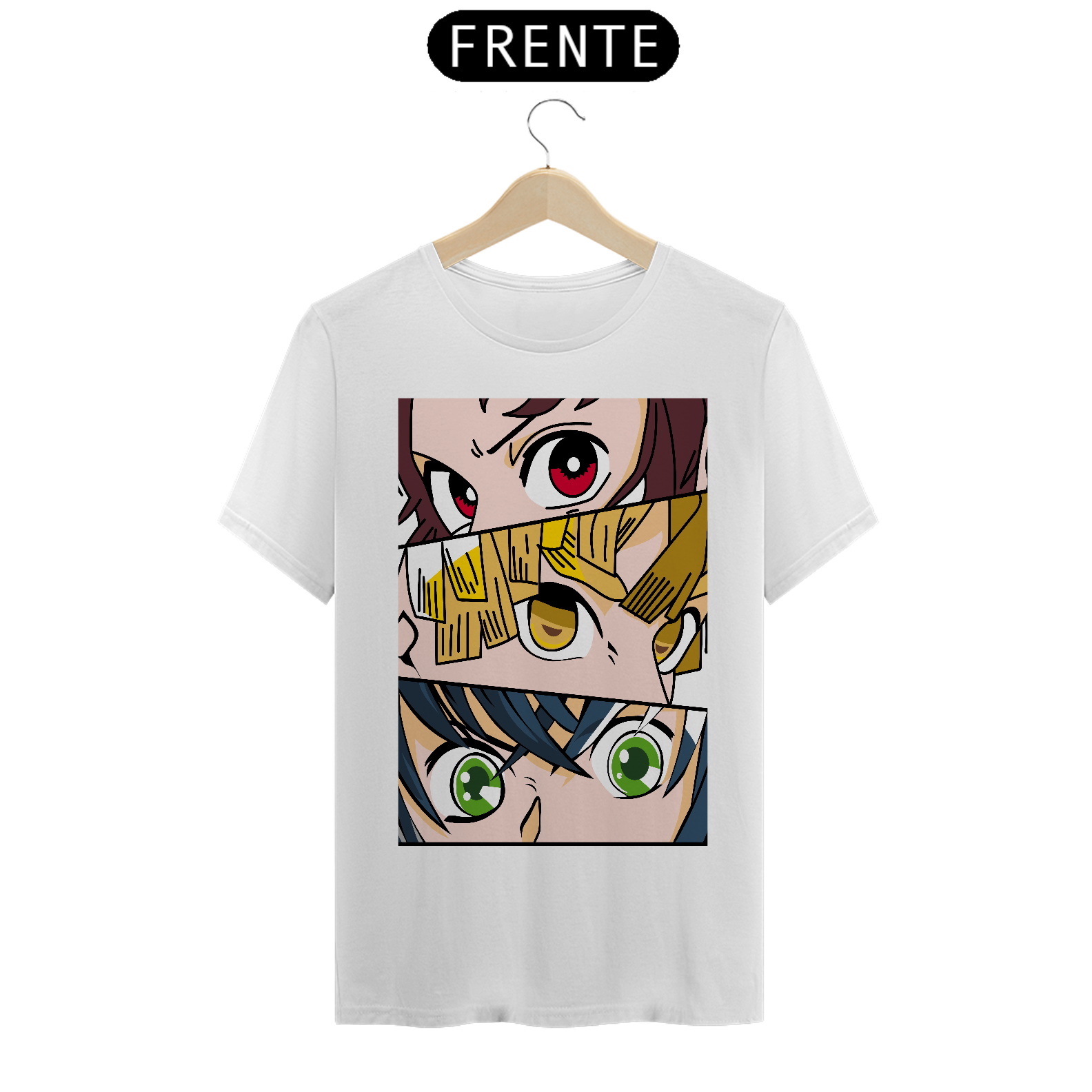 Tshirt classica tanjiro, zinitsu e inosuke