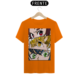 Nome do produto Tshirt classica tanjiro, zinitsu e inosuke