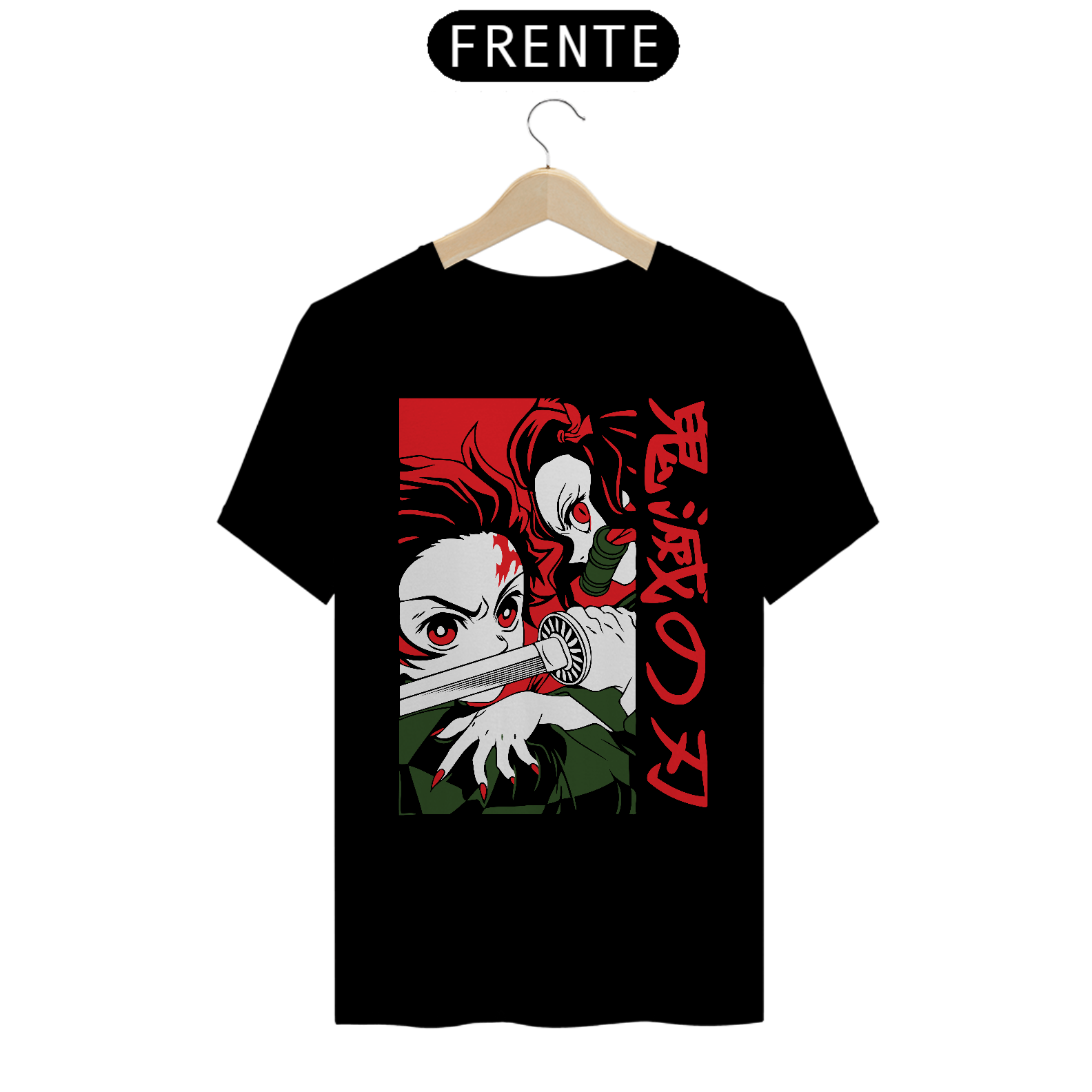 tshirt classica nezuko e tanjiro