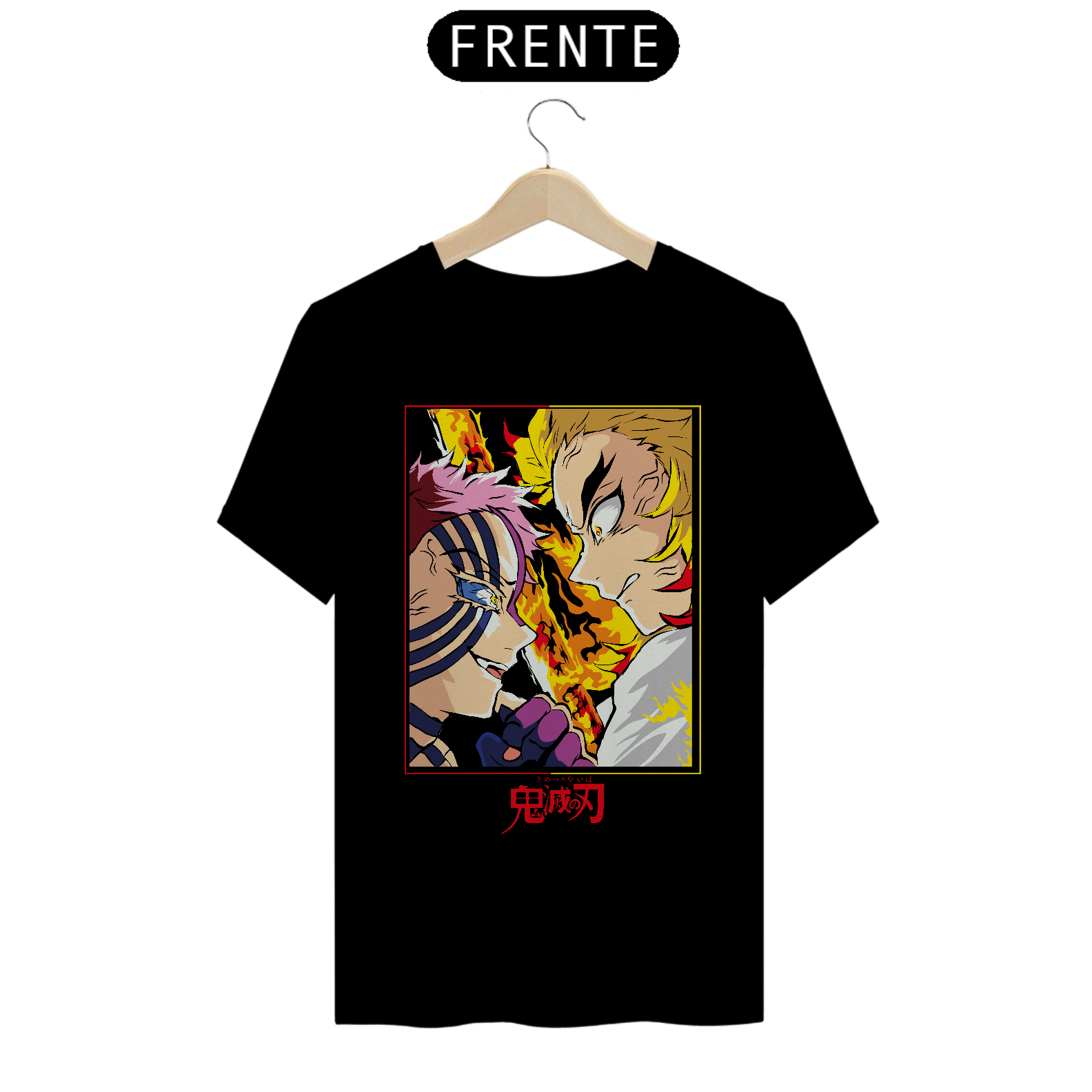 Tshirt classica rengoku vs akaza