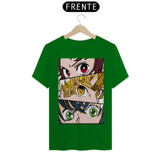 Nome do produto Tshirt classica tanjiro, zinitsu e inosuke