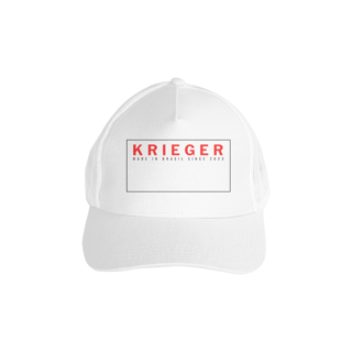  Boné Krieger Red Logo Unisex (trucker/com tela)