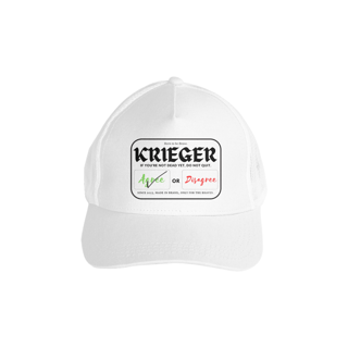 Boné Krieger Agree or Not Unisex (trucker/com tela) 