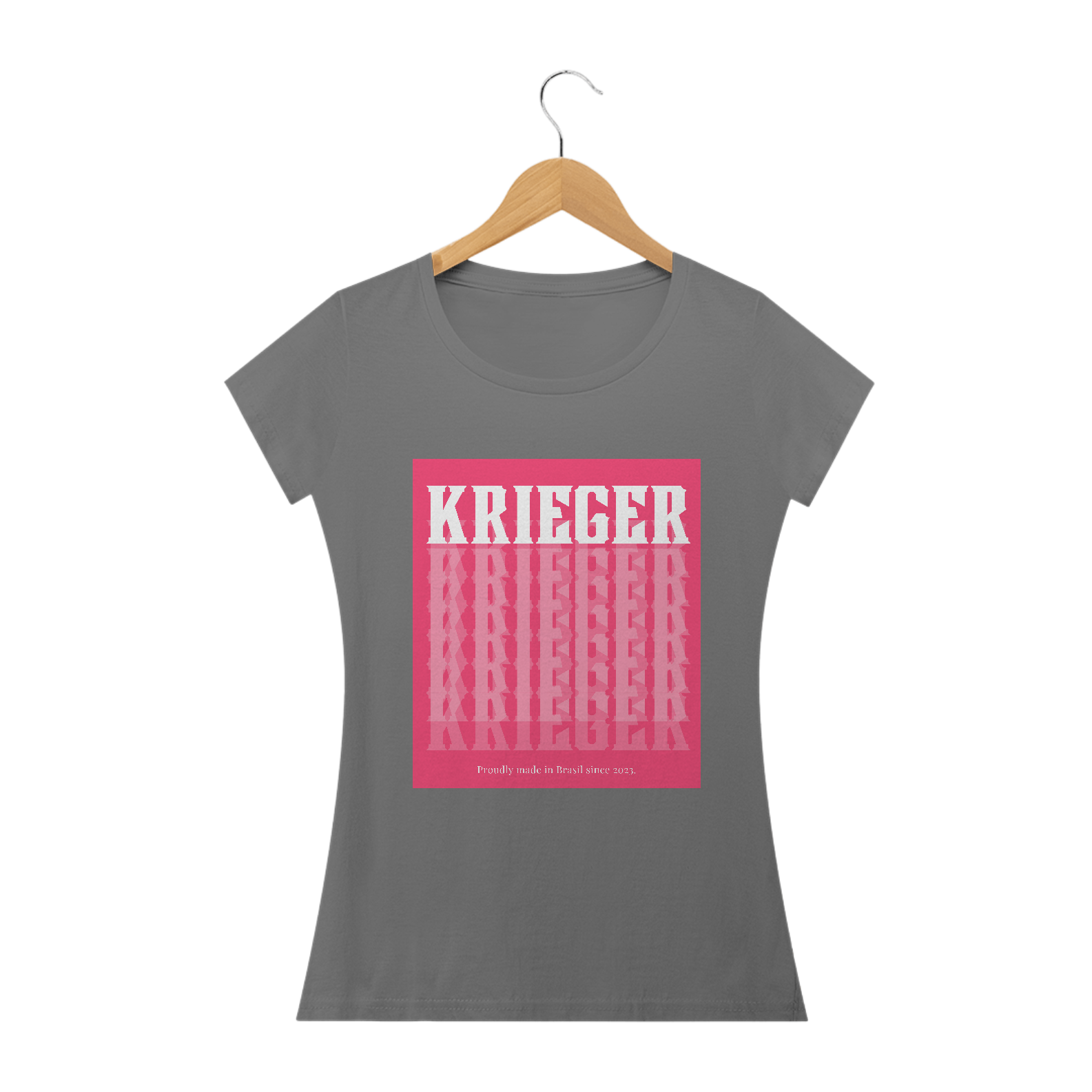 Camiseta Krieger Shades Feminina (estonada/pele de pessego)