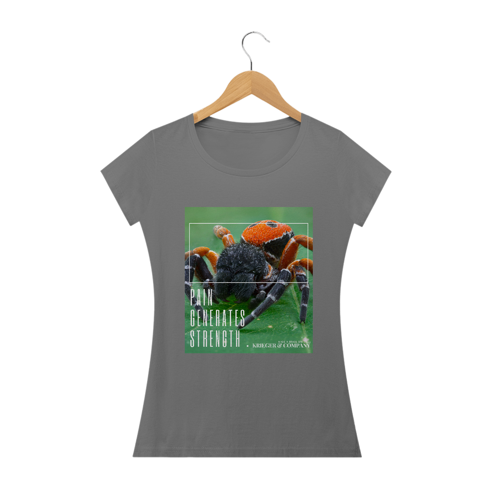 Camiseta Krieger Pain Feminina (estonada)