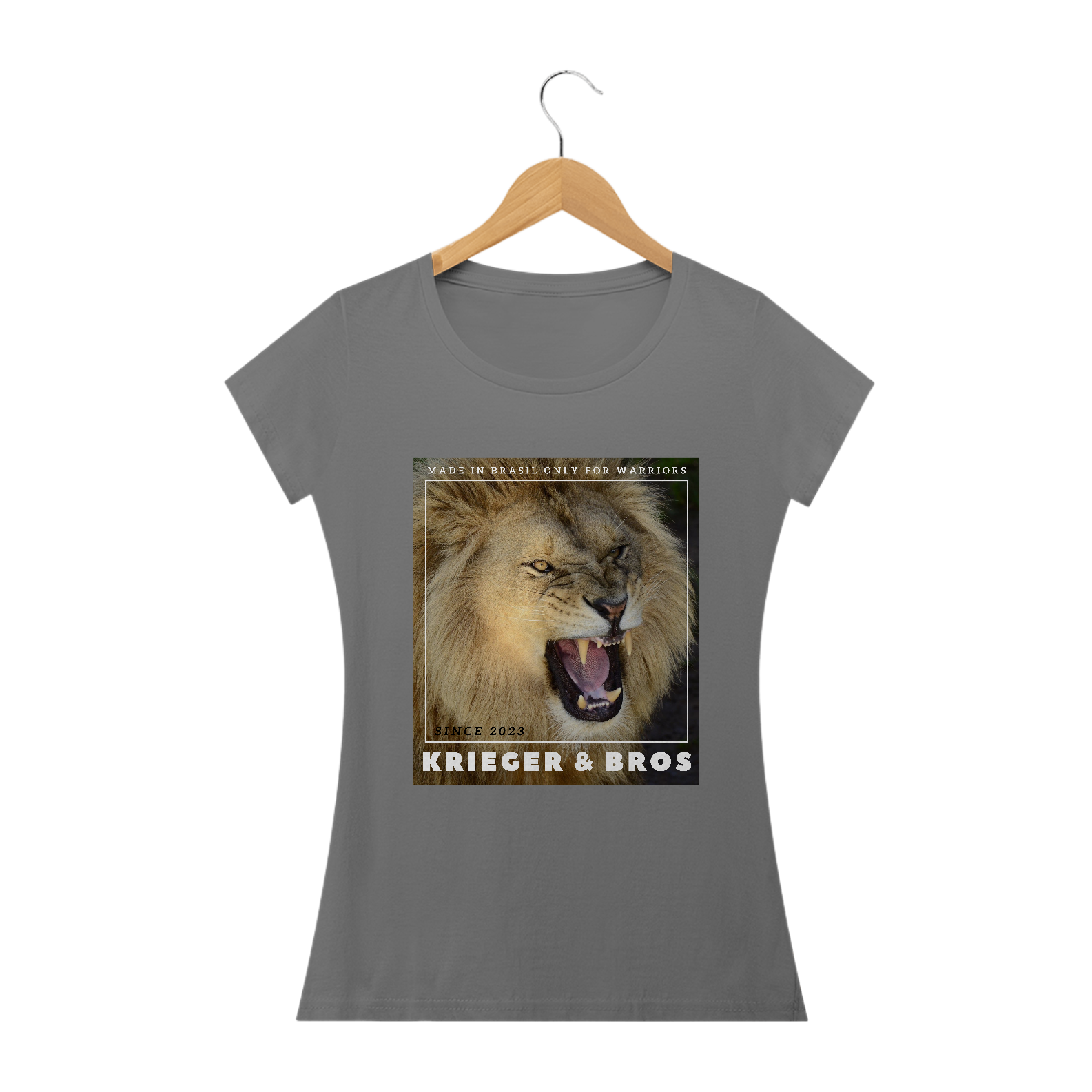 Camiseta Krieger King Smile Feminina (estonada)