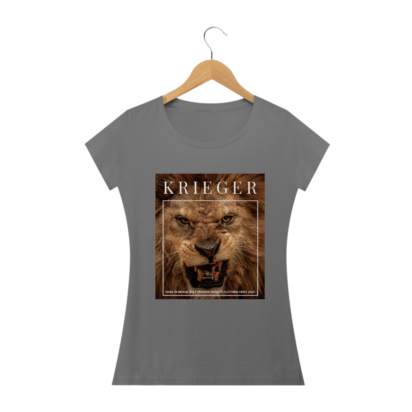 Camiseta Krieger Bad Mood Feminina (estonada)