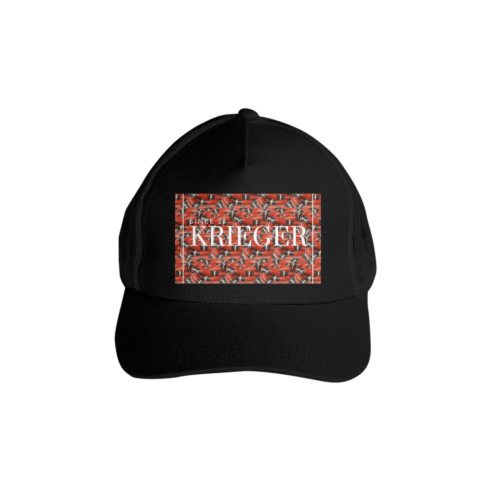  Boné Krieger Venomous Logo Unisex (trucker/com tela)