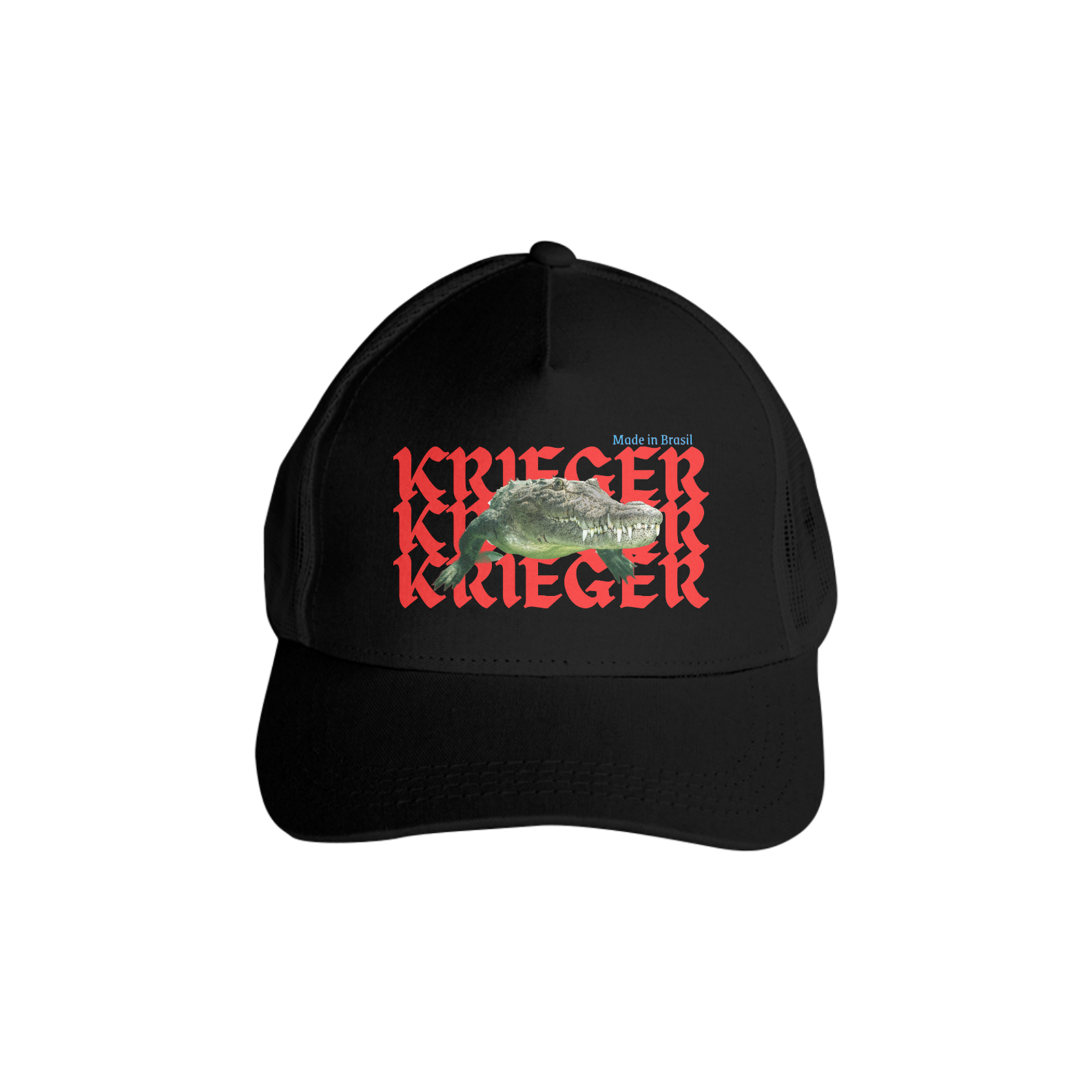 Boné Krieger Friendly (red) Unisex (trucker/com tela) 