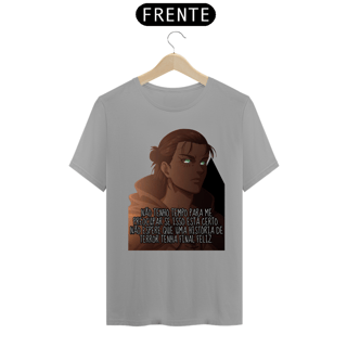 Nome do produto Geek - Shingeki No Kyojin - Não tenho tempo para me preocupar se isso está certo, Não espere que uma história de terror tenha final feliz