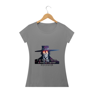 Nome do produto Geek - Hellsing (Fem) - O ser humano é o único que se diverte com o sofrimento do seu semelhante.