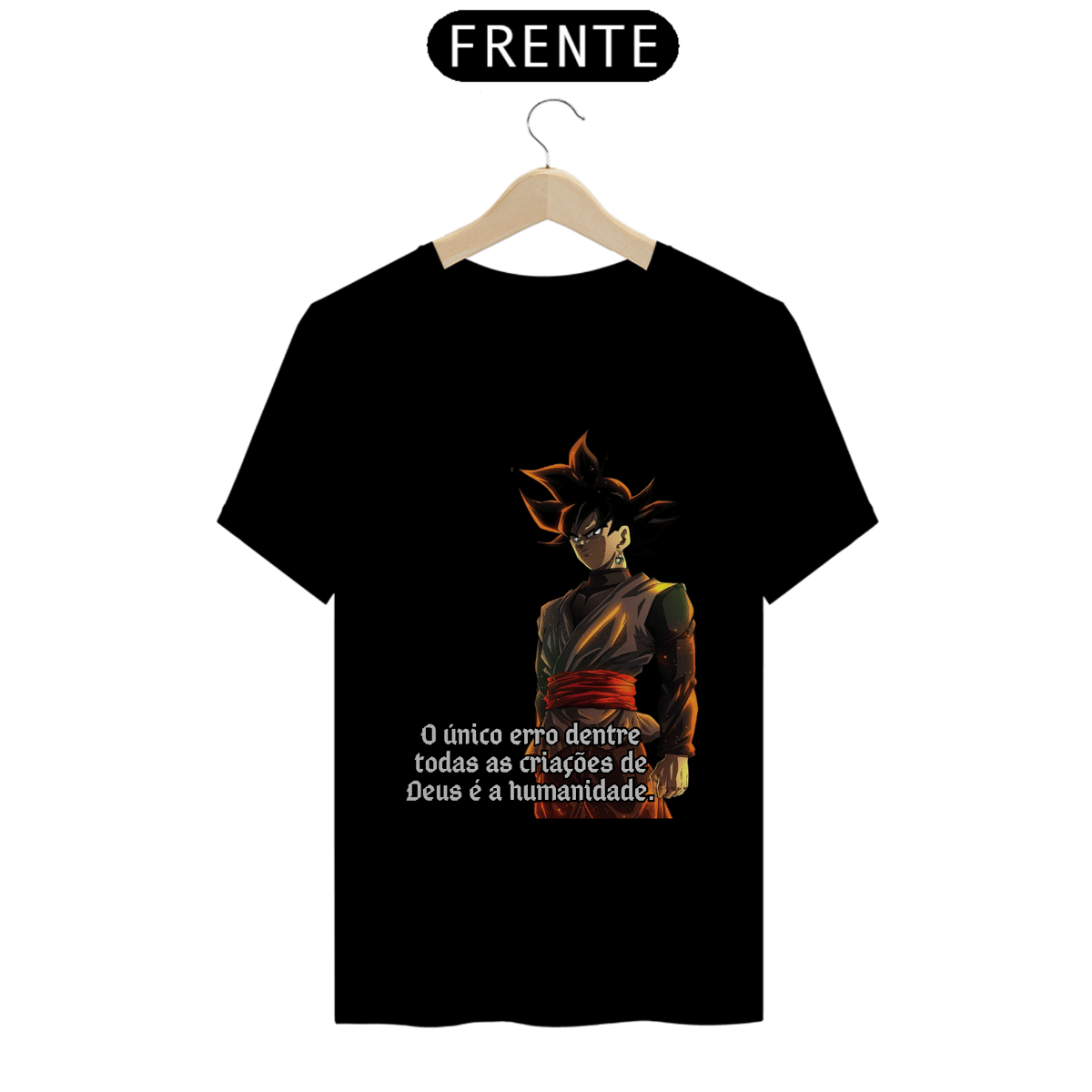 Nome do produto: Geek - Dragon Ball - O único erro dentre as criações de Deus é a humanidade.