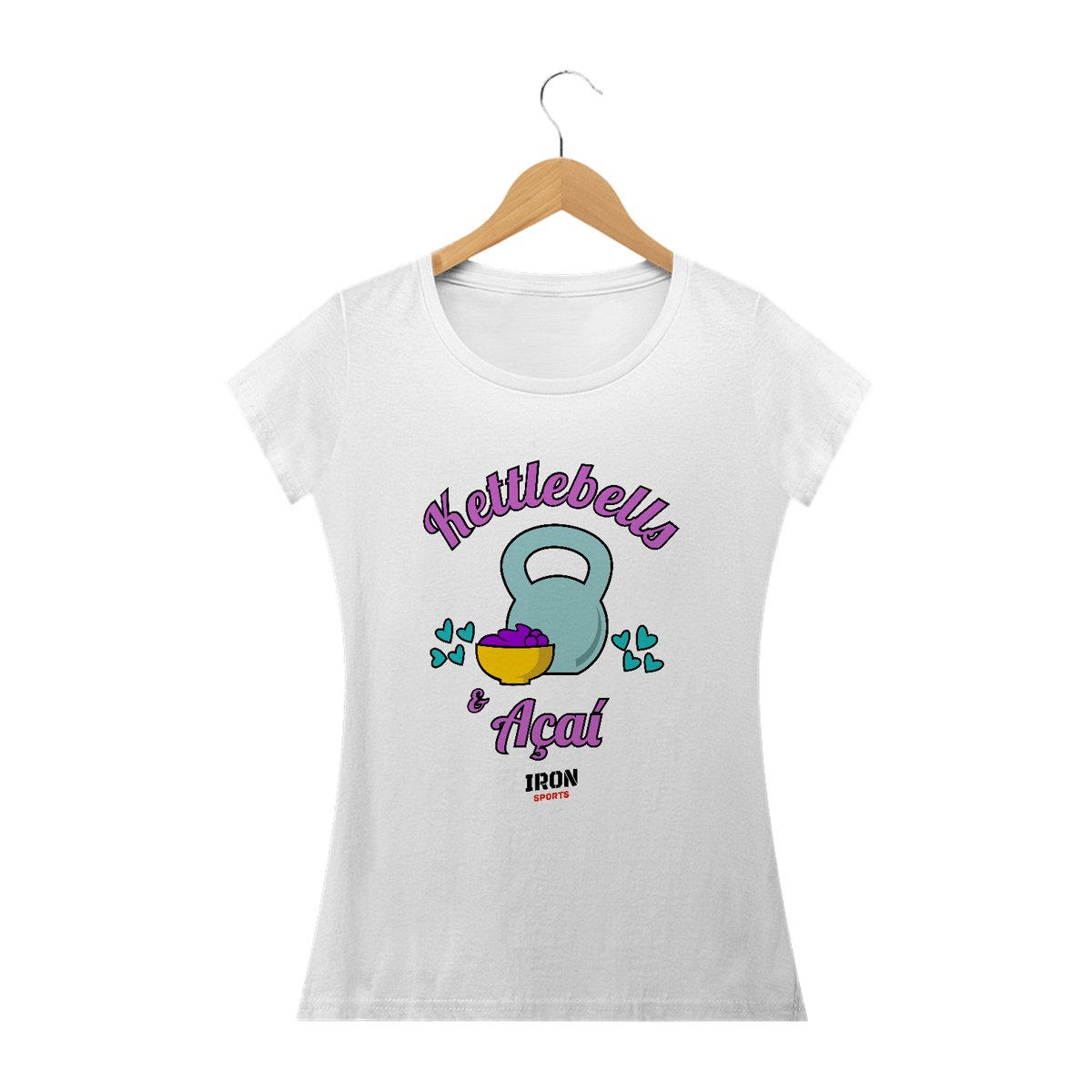 Nome do produto: Camiseta Feminina AÇAÍ