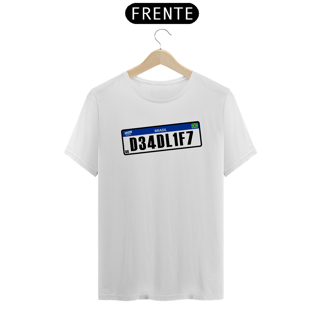 Nome do produto Camiseta Masculina PLACA