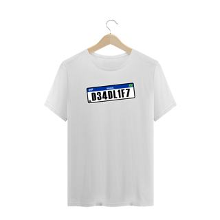 Nome do produto Camiseta Masculina PLACA (Plus Size)