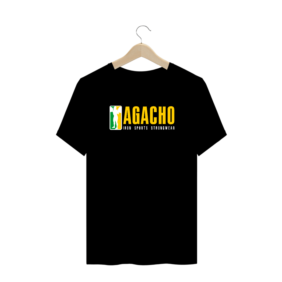 Nome do produto: Camiseta Masculina AGACHO (Plus Size)