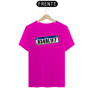 Nome do produto Camiseta Masculina PLACA