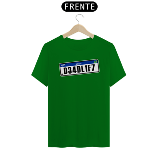 Nome do produto Camiseta Masculina PLACA