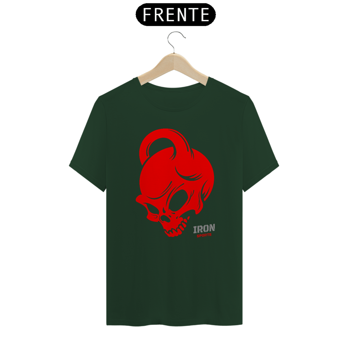 Nome do produto: Camiseta Masculina RED SKULL