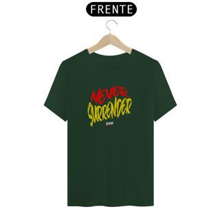 Nome do produto Camiseta Masculina NEVER SURRENDER