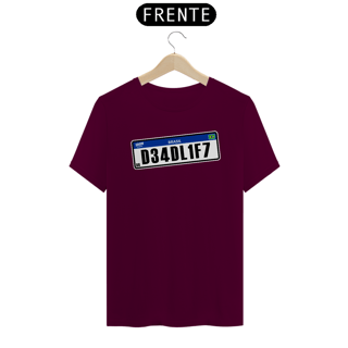 Nome do produto Camiseta Masculina PLACA