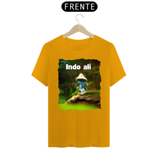 Nome do produto Camisa Indo ali / 100% Algodão de alta qualidade
