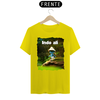 Nome do produto Camisa Indo ali / 100% Algodão de alta qualidade