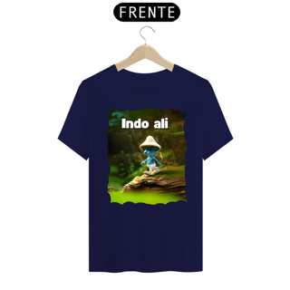 Nome do produto Camisa Indo ali / 100% Algodão de alta qualidade