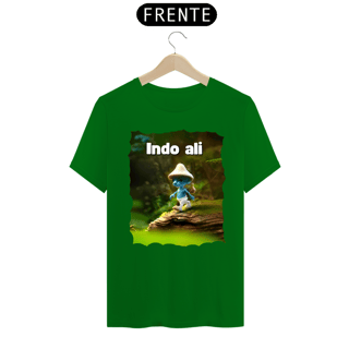 Nome do produto Camisa Indo ali / 100% Algodão de alta qualidade