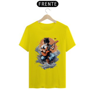 Nome do produto T-shirt Quality - Goku Guitar
