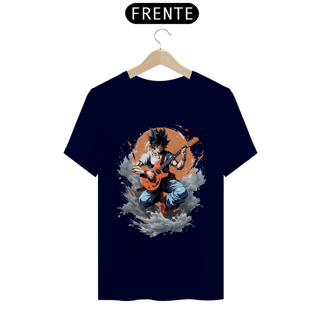 Nome do produto T-shirt Quality - Goku Guitar