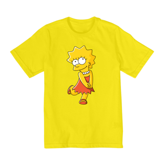 Nome do produto Camiseta Infantil (10 a 14 anos) - Lisa Simpson