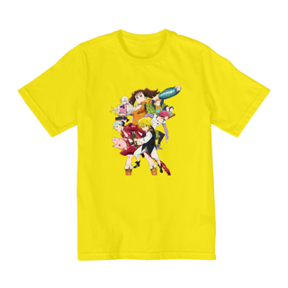 Nome do produto Camiseta Infantil (10 a 14 anos) -  Nanatsu no Taizai