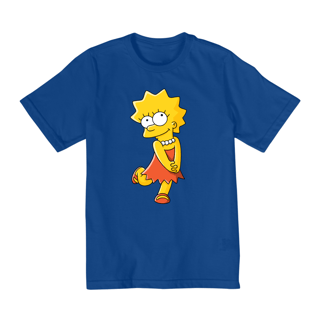 Nome do produto Camiseta Infantil (10 a 14 anos) - Lisa Simpson