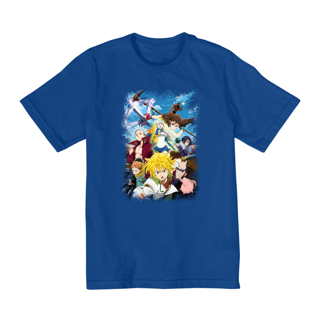 Nome do produto Camiseta Infantil (10 a 14 anos) -  Nanatsu no Taizai