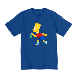 Nome do produto Camiseta Infantil (10 a 14 anos) - Bart Simpson
