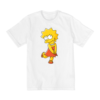 Nome do produto Camiseta Infantil (10 a 14 anos) - Lisa Simpson