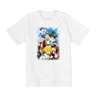 Nome do produto Camiseta Infantil (10 a 14 anos) -  Nanatsu no Taizai